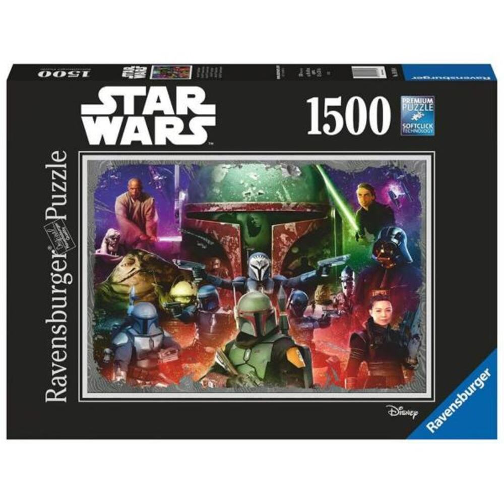 Ravensburger Star Wars‎ 1500 Piece Puzzle : Star Wars The Mandalorian Boba Fett